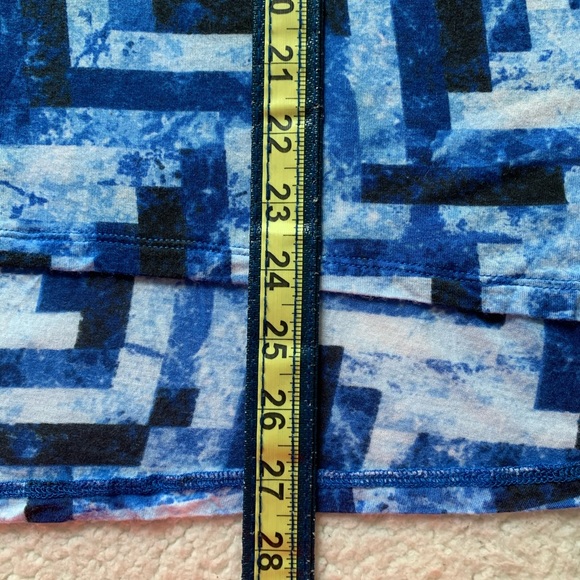 Michael Kors Blue Pattern Blouse - Picture 7 of 8